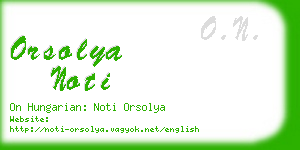 orsolya noti business card